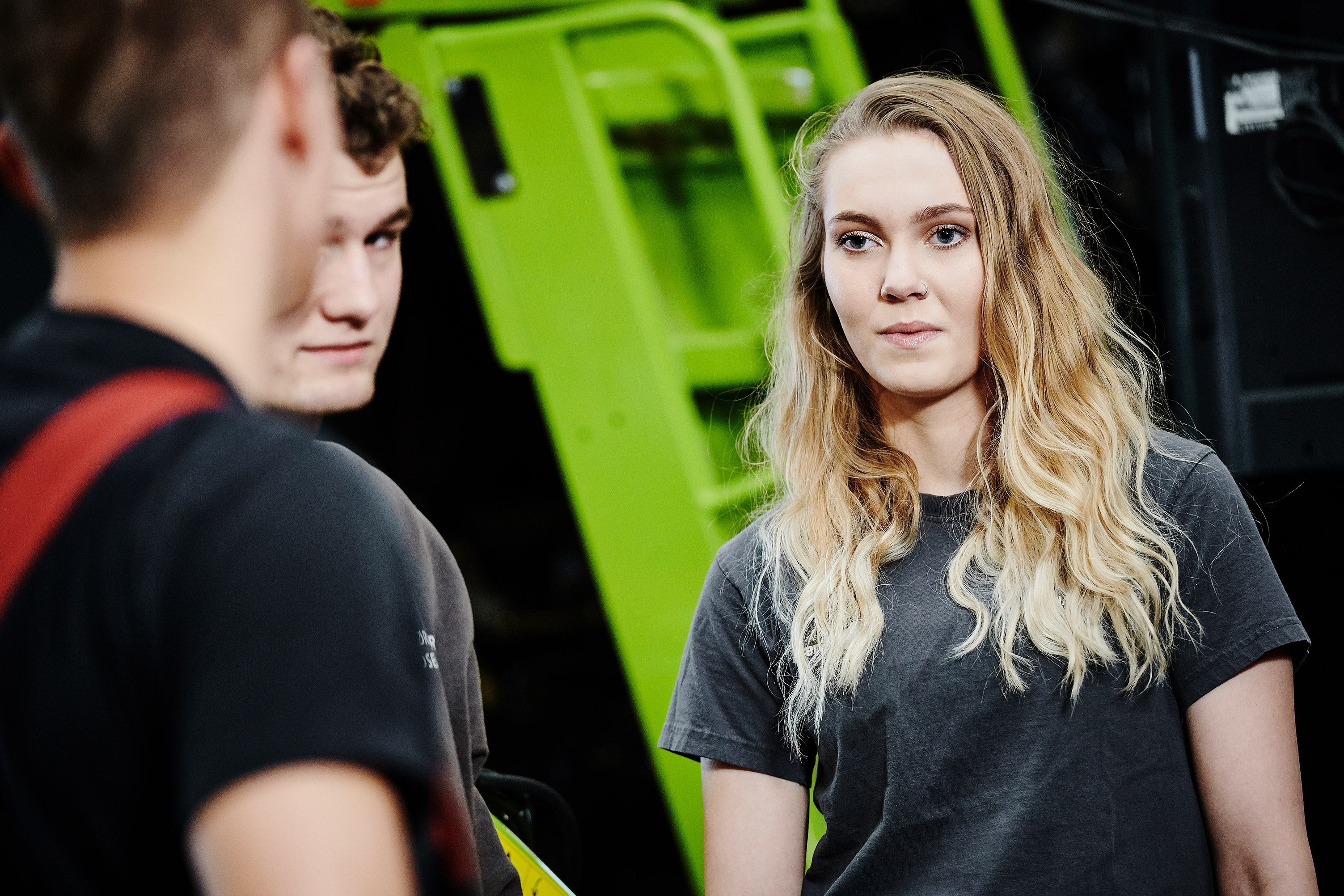 Elever fra entreprenør- og landbrugsmaskinuddannelsen