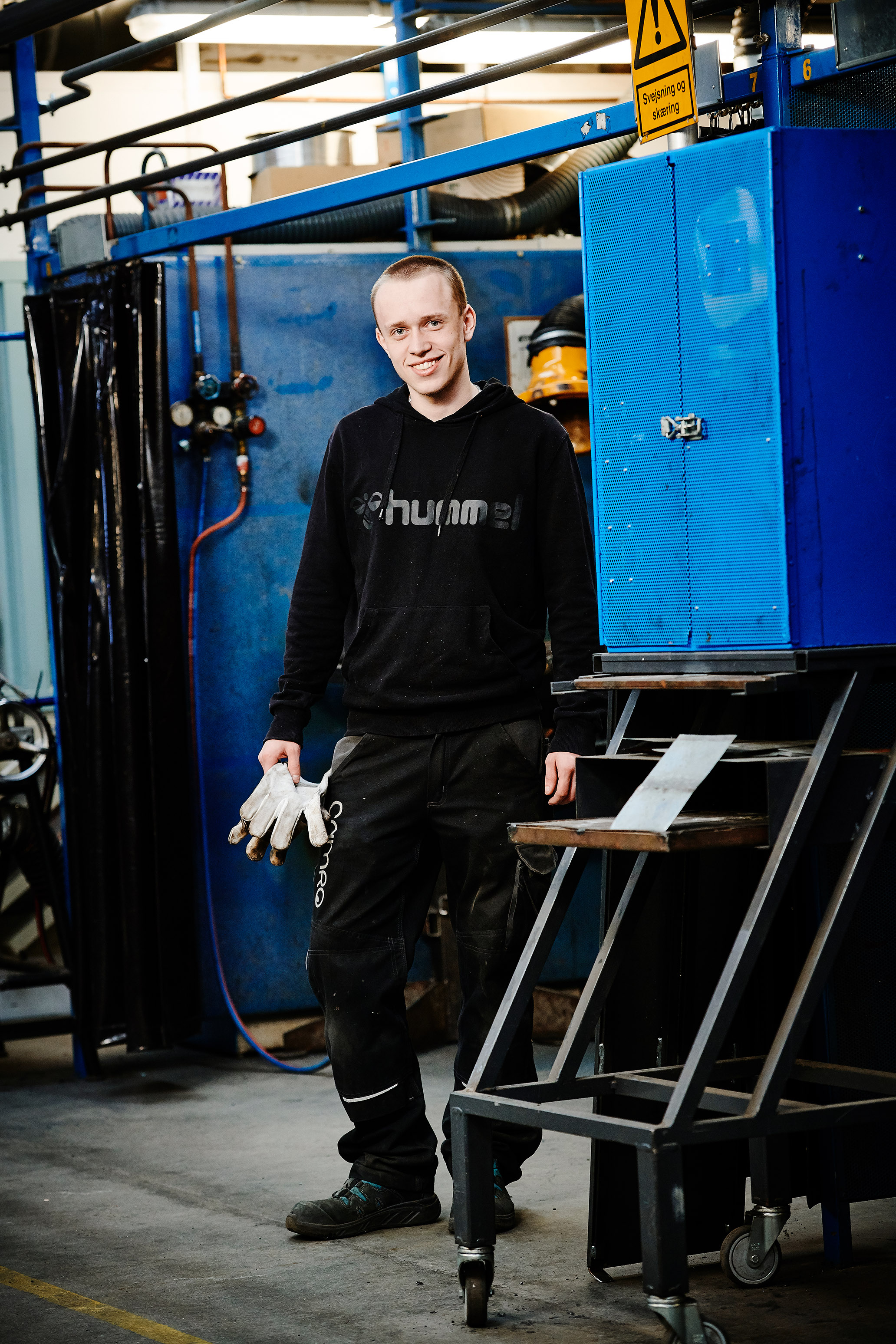 Elev fra EUD / EUX på teknologi, byggeri og transport uddannelsen