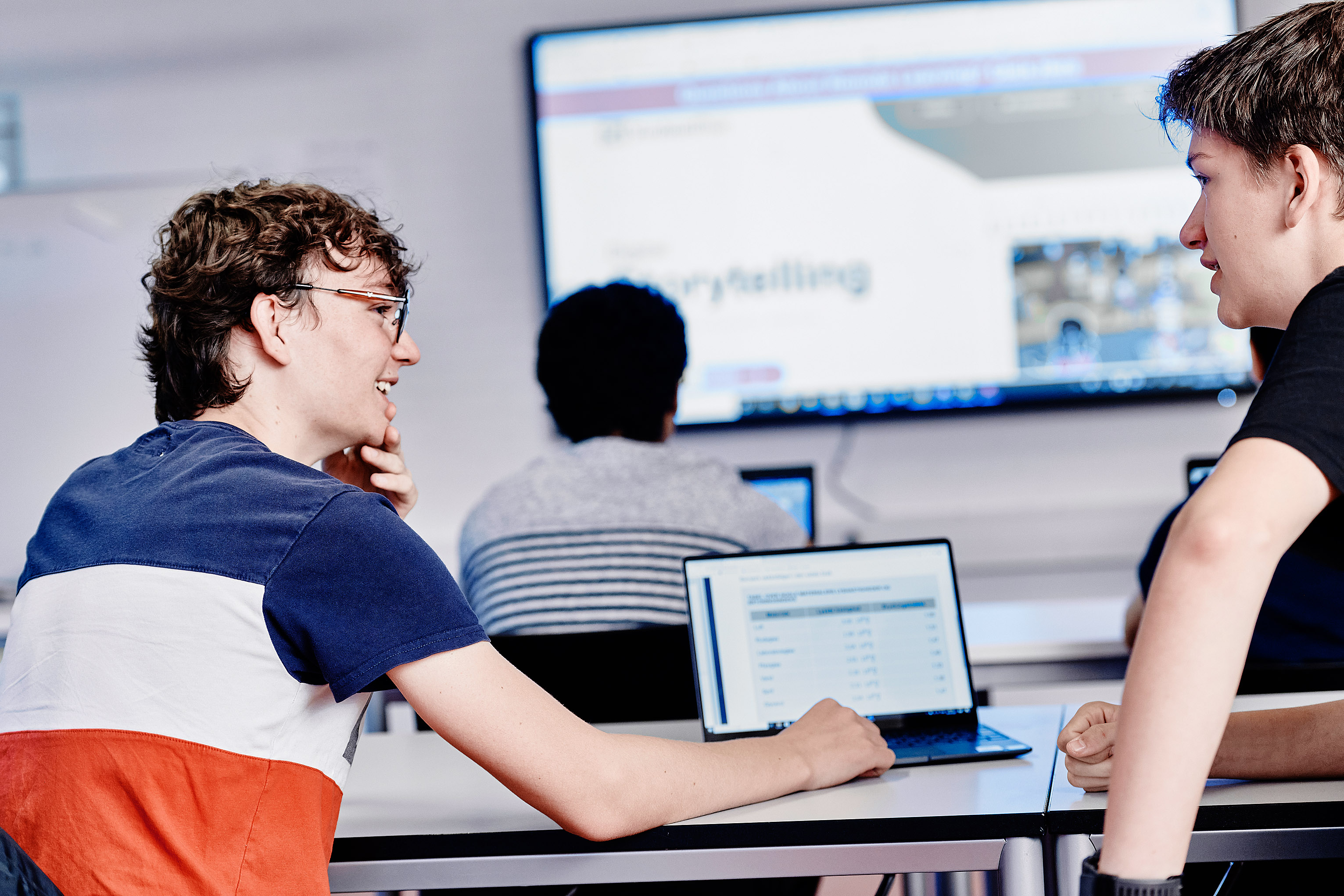 HTX elever i Hobro i gang med klasse undervisning med brug af moderne teknologi